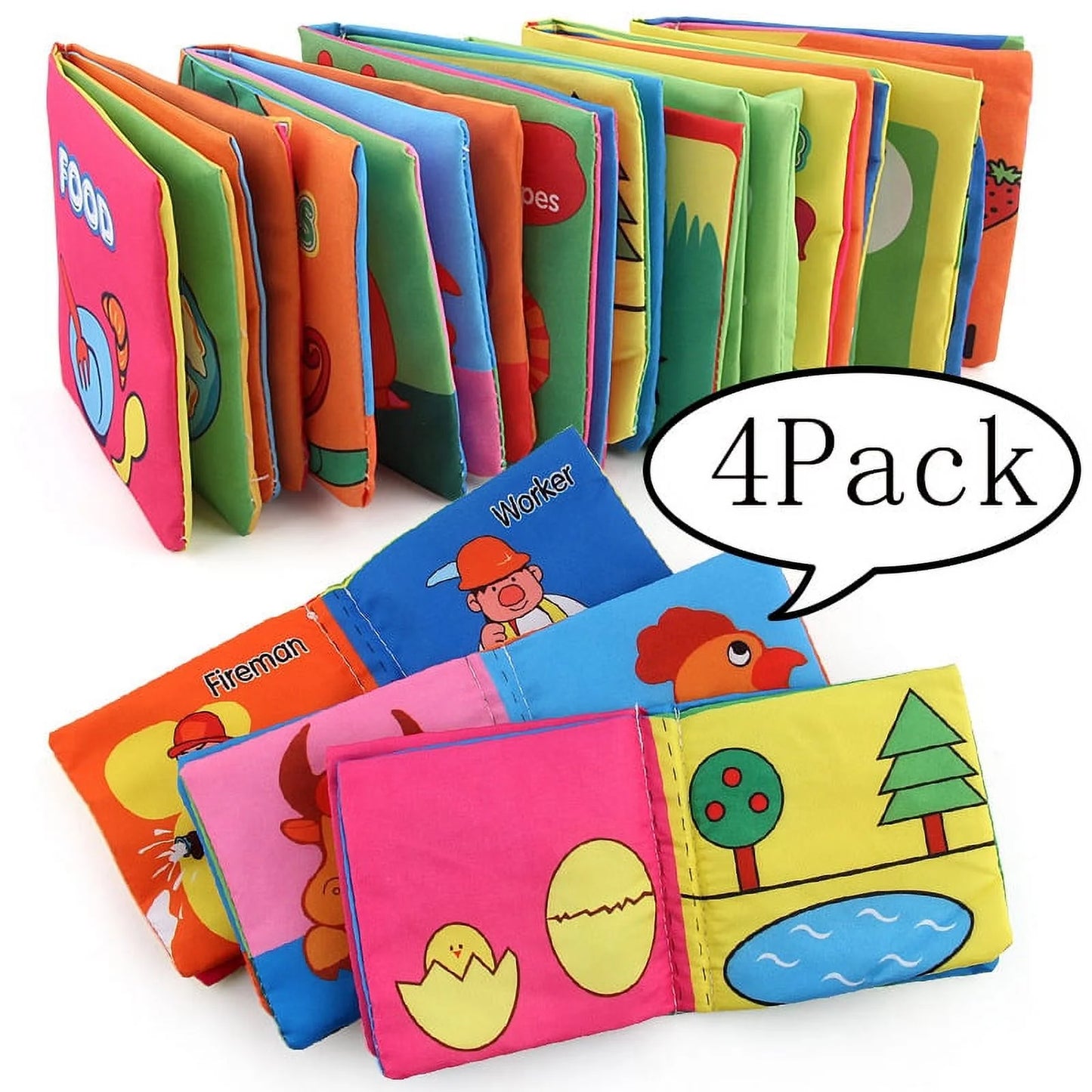 Washable Infant Learning Books 